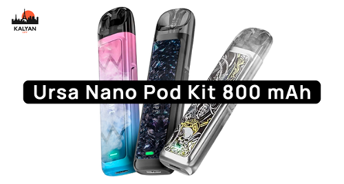 Обзор Lost Vape Ursa Nano Pod Kit 800 mAh: компактная мощь в твоих руках