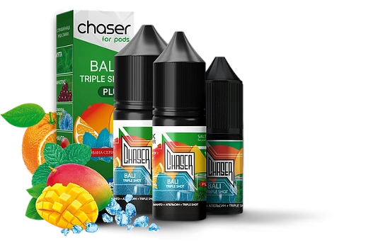 Рідина Chaser 10 мл 50 мг зі смаком Балі Потрійний постріл (Bali Triple Shot)