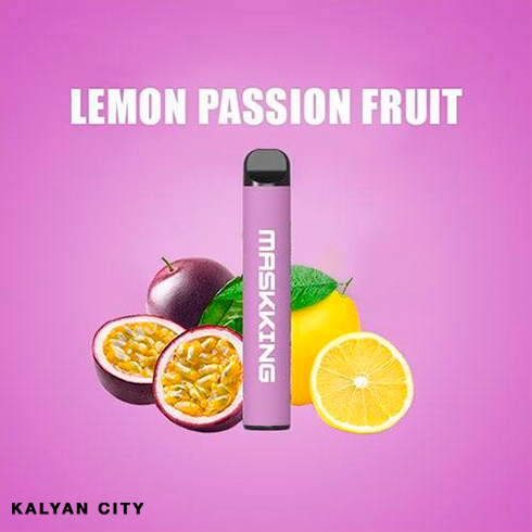 Одноразова електронна сигарета MASKKING HIGH PRO Lemon and Passion Fruit (Лимон и Маракуйя) 1000 puff
