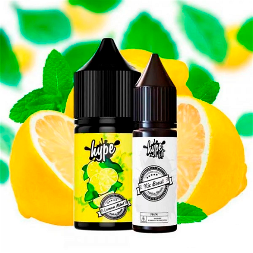 Набор для самозамеса Hype Lemon Mint (Лимон мята) 30 мл 50 мг