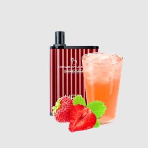 Одноразовий Pod HQD Cuvie Maya 6000 Strawberry Lemonade (Полуничний Лимонад)