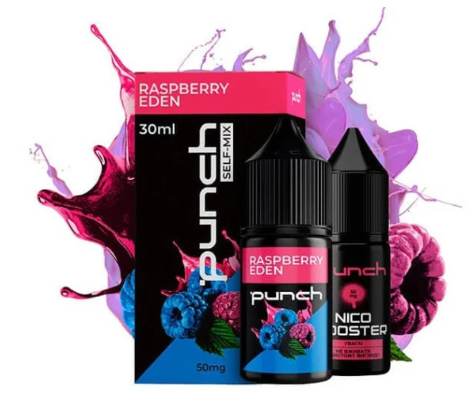Набір Punch Raspberry Eden (Малина Блакитна малина Ожина)30 мл 65 мг