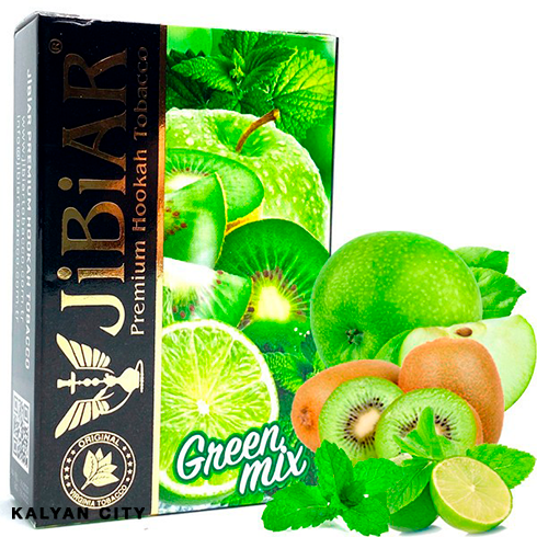 Тютюн JIBIAR Green Mix (Грін Мікс) 50 г