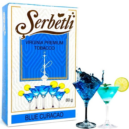 Тютюн Serbetli Blue curacao (Блю Кюрасао) 50 гр