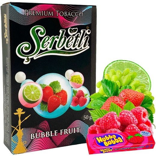 Тютюн Serbetli Bubble fruit (Бабл Фрут) 50 гр