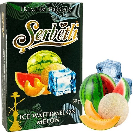 Тютюн Serbetli Ice watermelon melon (Кавун Диня Лід) 50 гр