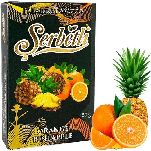 Тютюн Serbetli original Orange Pineapple (Апельсин Ананас) 50 гр