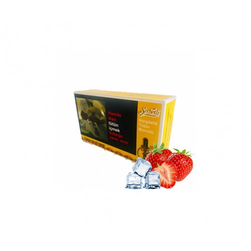 Тютюн Serbetli Ice Strawberry (Айс Полуниця) 500 гр