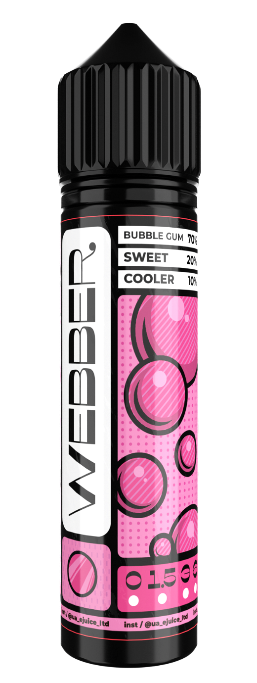 Набір Webber Органіка Mint Bubble Gum (М'ятна Жуйка) 60мл 3мг