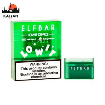 Аккумулятор Elf Bar Lowit Divice Green (Зеленый) 500 mAh
