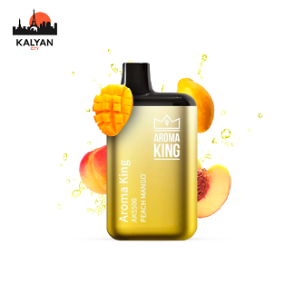 Одноразовий Pod Aroma King 5500 Peach Mango (Персик Манго) 5%