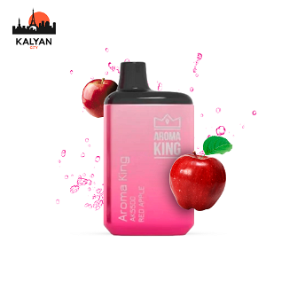 Одноразовий Pod Aroma King 5500 Red Apple Ice (Червоне яблуко лід) 5%