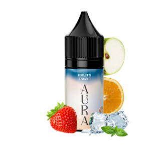 Жидкость Aura Fruits Rave (Яблоко Клубника Апельсин) 30 мл 50 мг