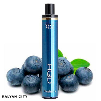 Одноразова електронна сигарета HQD CUVIE PLUS Blueberry (Черника) 1200 puff