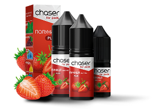 Рідина Chaser 15 мл 30 мг зі смаком Полуниці (Strawberry)