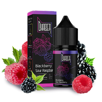 Рідина Chaser Black Salt 15 мл 50 мг зі смаком Чорної Смородини і Кислої Малини (BlackBerry Sour Raspberry)