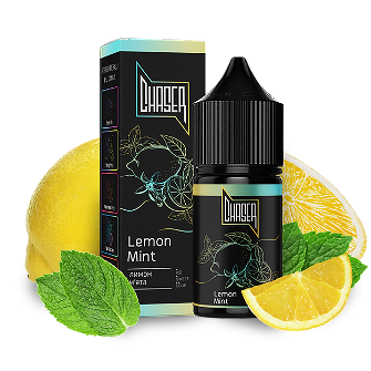 Рідина Chaser Black Salt 15 мл 50 мг зі смаком Лимона і М'яти (Lemon Mint)