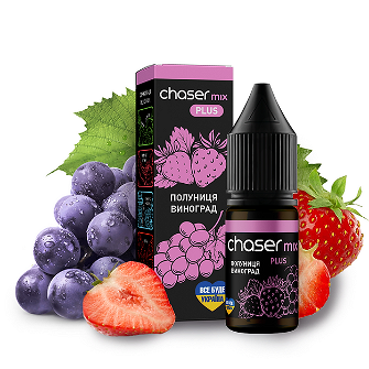 Рідина Chaser Mix Salt 10 мл 30 мг зі смаком Полуниці та Винограду (Strawberry Grape)