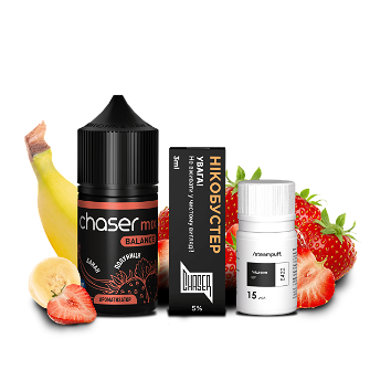 Набір Chaser Mix (Банан Полуниця) 30 мл 50 мг