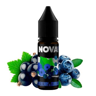 Рідина Chaser Nova Salt 15 мл 65 мг зі смаком Чорної Смородини та Винограду (Blackcurrant Grape)