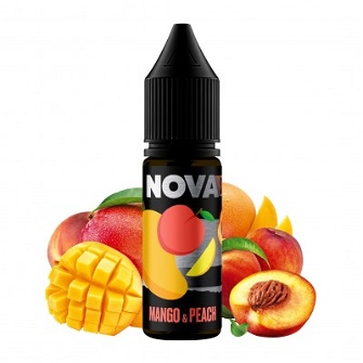 Жидкость Chaser Nova Salt 15 мл 50 мг со вкусом Манго и Персика (Mango Peach)