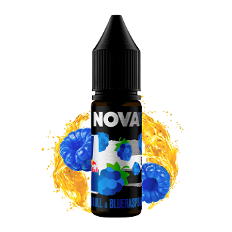 Рідина Chaser Nova Salt 15 мл 65 мг зі смаком Енергетика і Блакитної Малини (Red Bull Blue Raspberry)