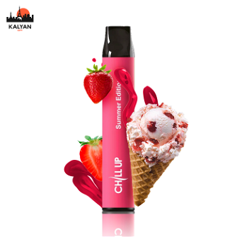 Одноразка Chill Up 1800 Strawberry Ice Cream (Клубника мороженое)