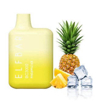 Elf Bar BC3000 Pineapple Ice (Стиглый ананас с кубиками льда)
