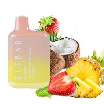 Elf Bar BC3000 Strawberry pineapple coconut (Клубника ананас кокос)