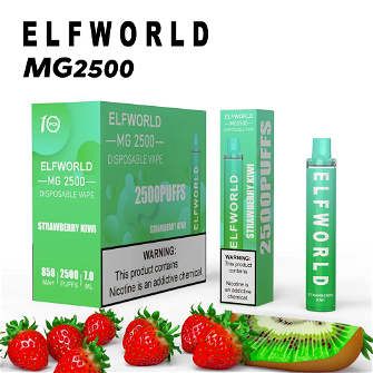 Одноразка Elf World 2500 Strawberry Kiwi (Клубника Киви)
