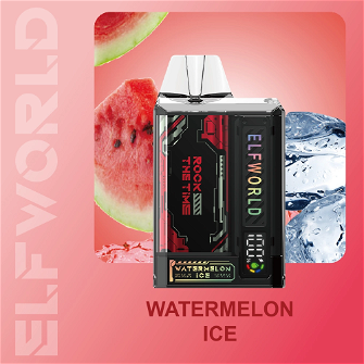 Одноразка Elf world Trans Pro 9000 Watermelon ice (Арбуз Лёд)