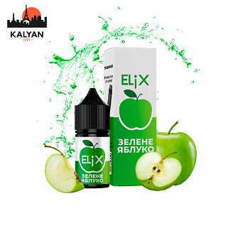 Рідина Elix Зелене яблуко 30 мл 30 мг