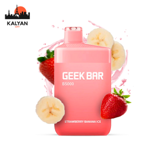 Geek Bar B5000 Strawberry Banana Ice (Полуниця Банан Лід)