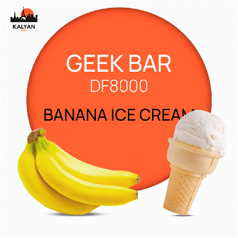 Geek Bar DF8000 Banana Ice Cream (Банановое Мороженное)