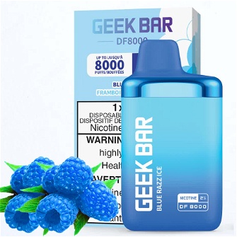 Geek Bar DF8000 Blue Raspberry Ice (Голубая Малина Лед)