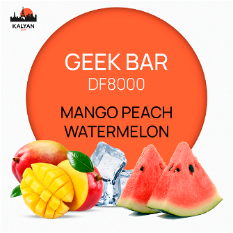 Geek Bar DF8000 Mango Peach Watermelon (Манго Персик Кавун)