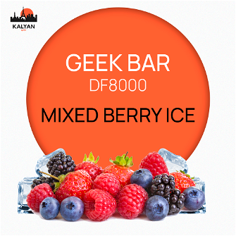Geek Bar DF8000 Mixed Berry Ice (Мікс Ягідний Лід)