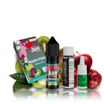 Набір Juni Mix Apple Kiwi (Яблуко Ківі) 15мл 50 мг