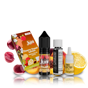 Набор Juni Mix Cherry Peach Lemon (Вишня Персик Лимон) 15мл 50мг