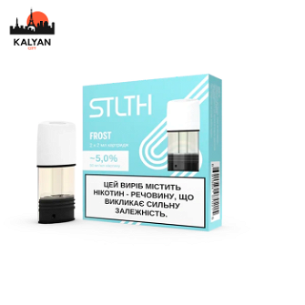 Картридж з рідиною для електронних сигарет STLTH Frost 5% 50MG Пач2