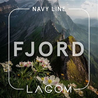 Табак Lagom Navy Fjord (Альпийские травы) 200 гр