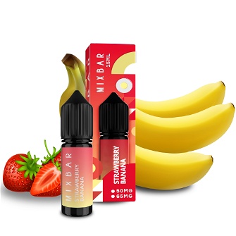 Аромабустер Mix Bar SLT Strawberry Banana (Банан Клубника) 6мл