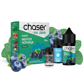 Набор Chaser For Pods 30 мл Blueberry Menthol (Чорниця Ментол)