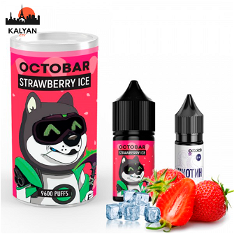 Набір Octobar Strawberry Ice (Полуниця Лід) 30 мл 50 мг