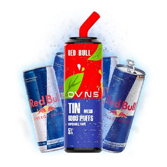 Ovns Tin Red Bull 6000 puffs (Енергетик)