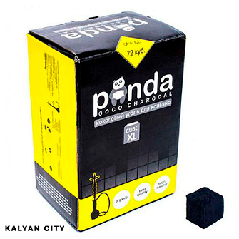 Уголь Panda coco charcoal XL 72 куб. Black
