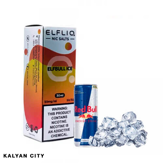 Жидкость ELFLIQ Elfbull Ice (Энергетик) 30 мл 30 мг
