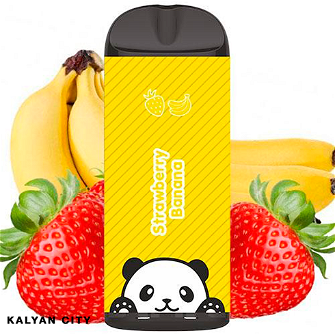 Одноразова електронна сигарета HELLO Strawberry Banana (Клубника Банан) 1000 puff