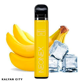 NEONEX Акциз Banana Ice 1500 puff (Банан Лед)