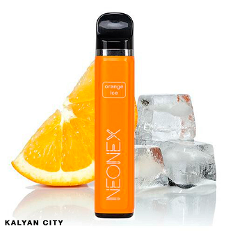 NEONEX Акциз Orange Ice 1500 puff (Апельсин Лед)